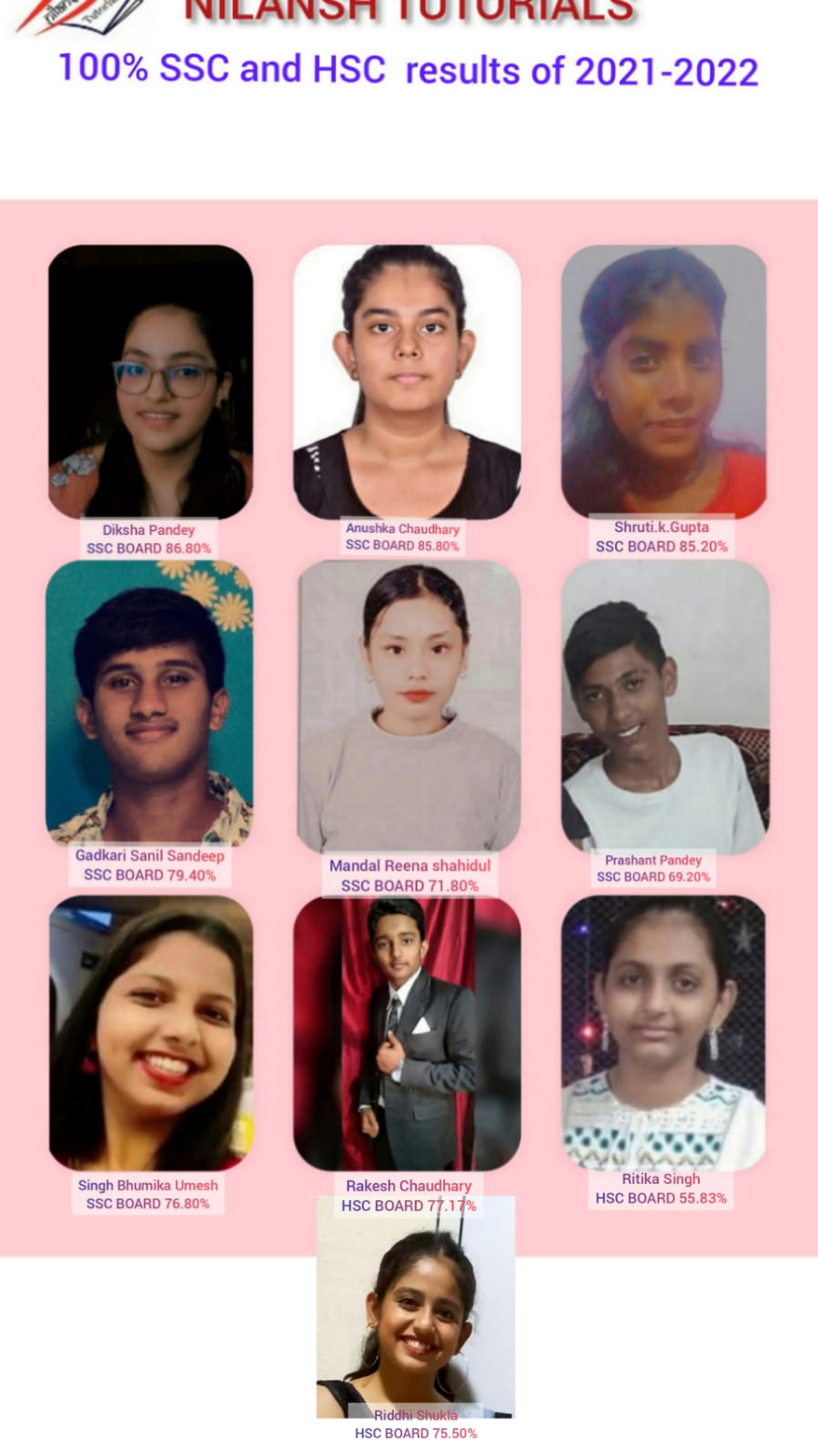 100% SSC & HSC Results 2021–22